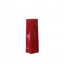 Saco Papel 1 Garrafa 12X9X36cm Bordeaux