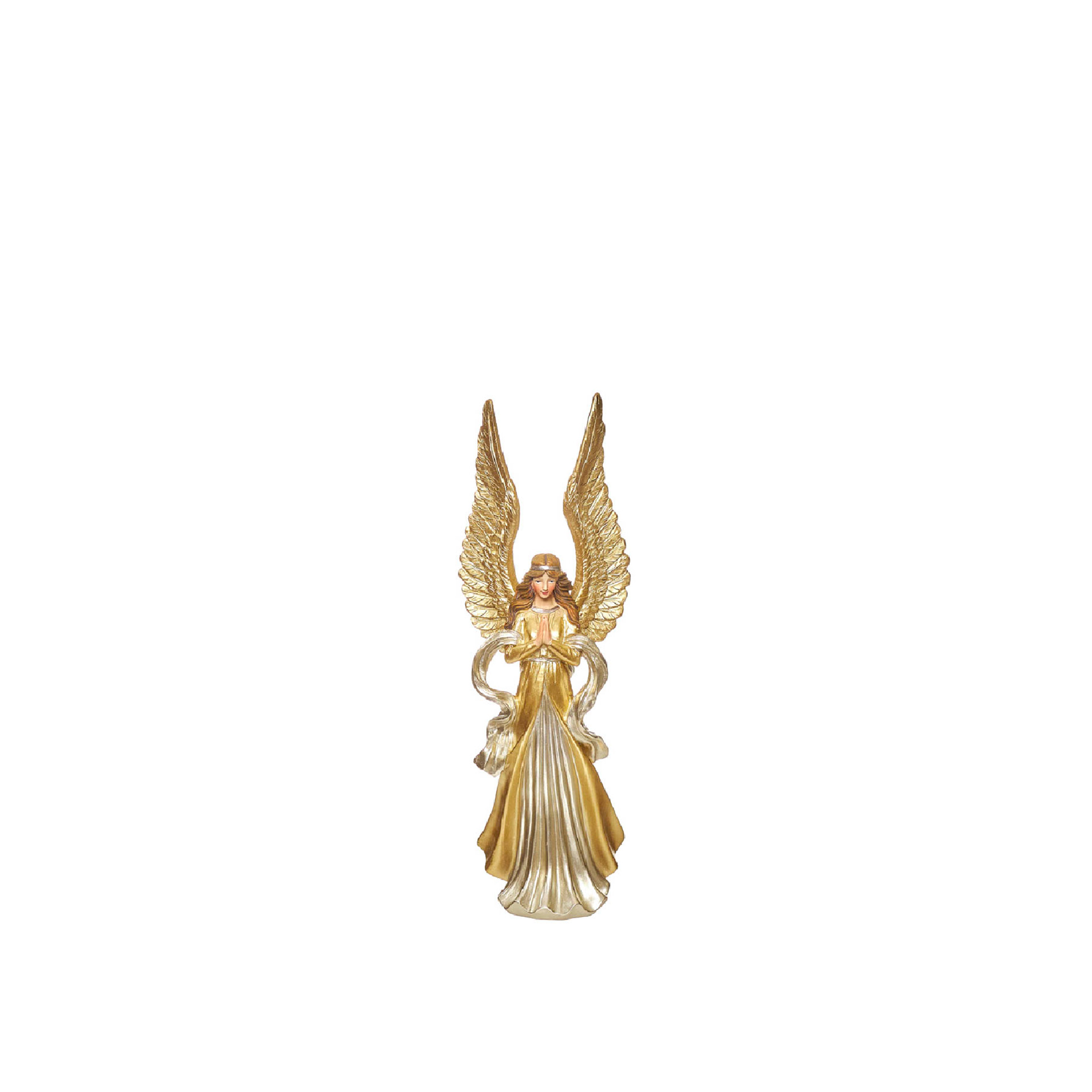 Anjo Natal com Asas Dourado