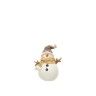 Boneco de Neve Branco 11.5X8.5X14.5cm