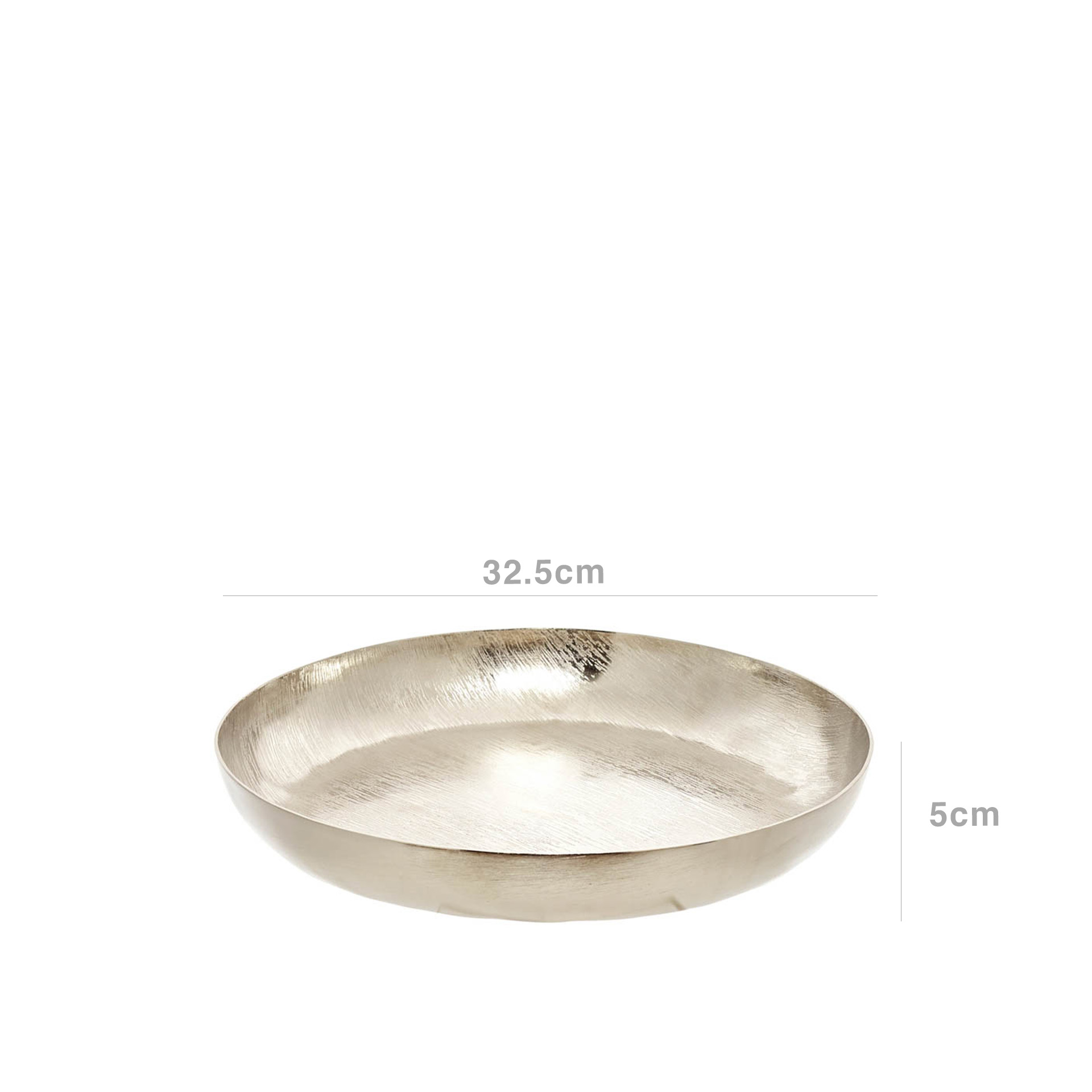 Prato Alumínio Redondo 32.5X5cm