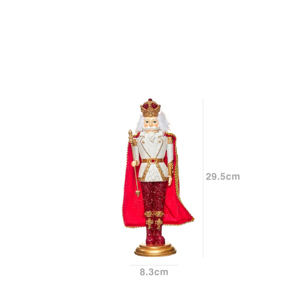 Soldado Quebra-Nozes Vermelho 8.3X8.3X29.5cm