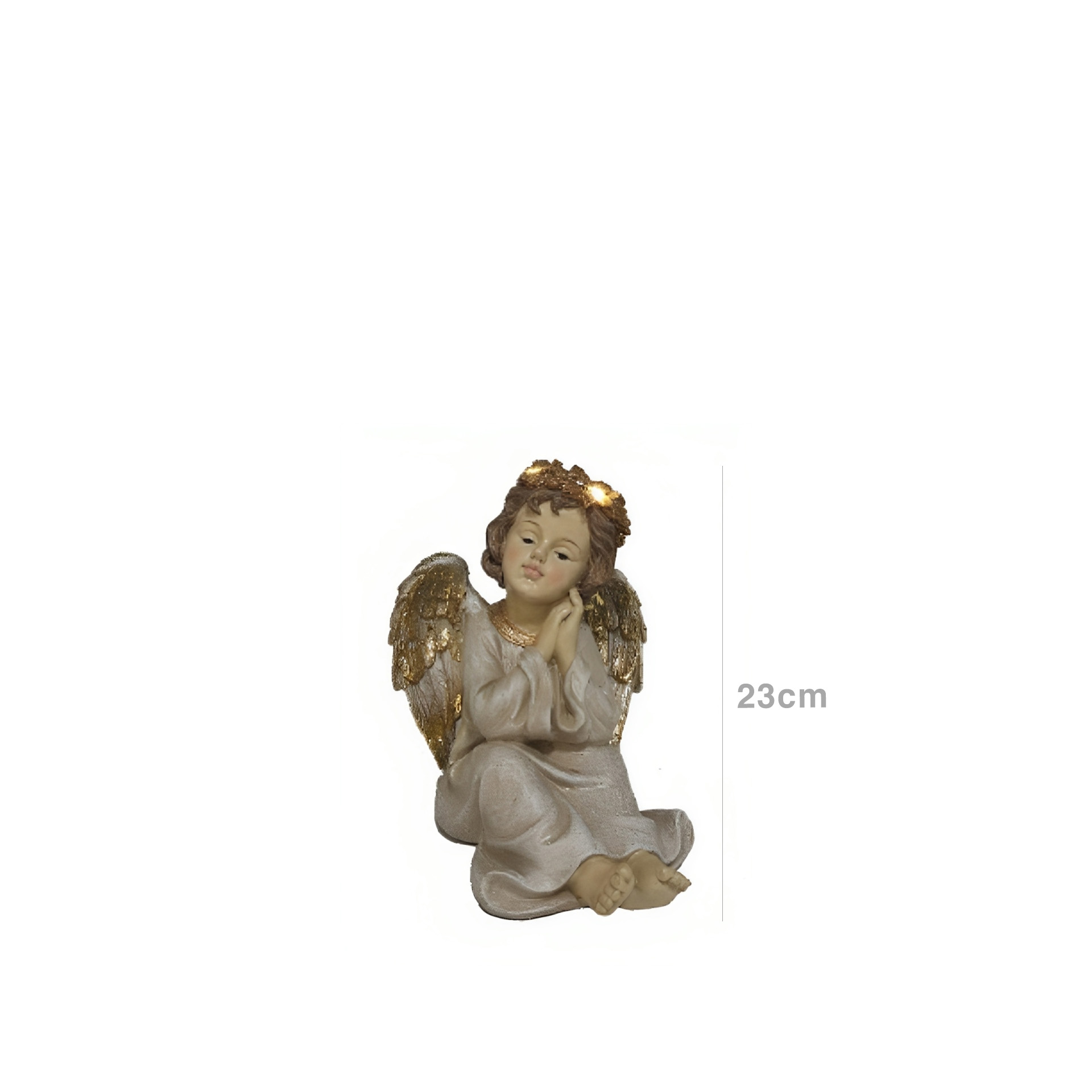 Anjo Natal com Luz 23cm