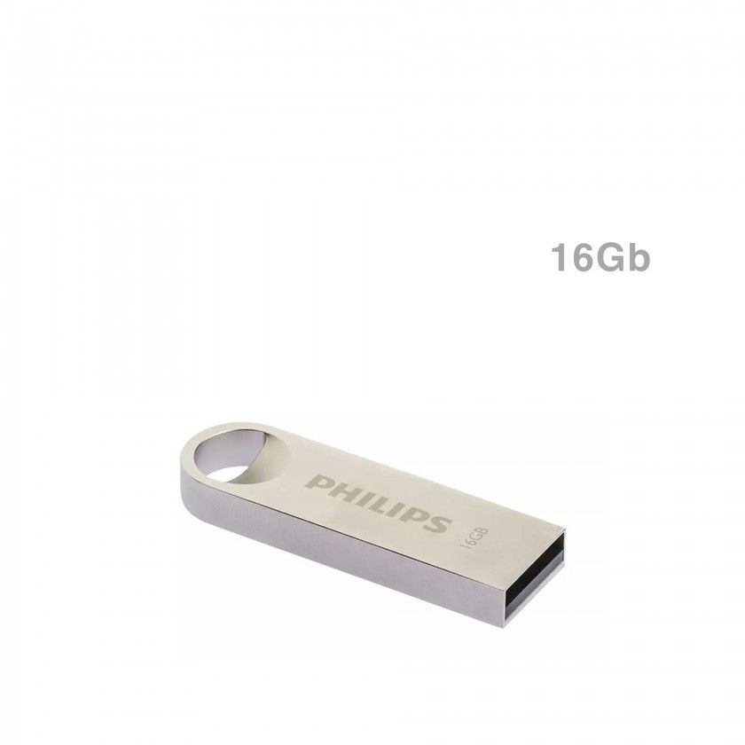 Pendrive Philips Moon Silver 2.0 16gb Pendrive Philips Moon Silver 2.0 16gb