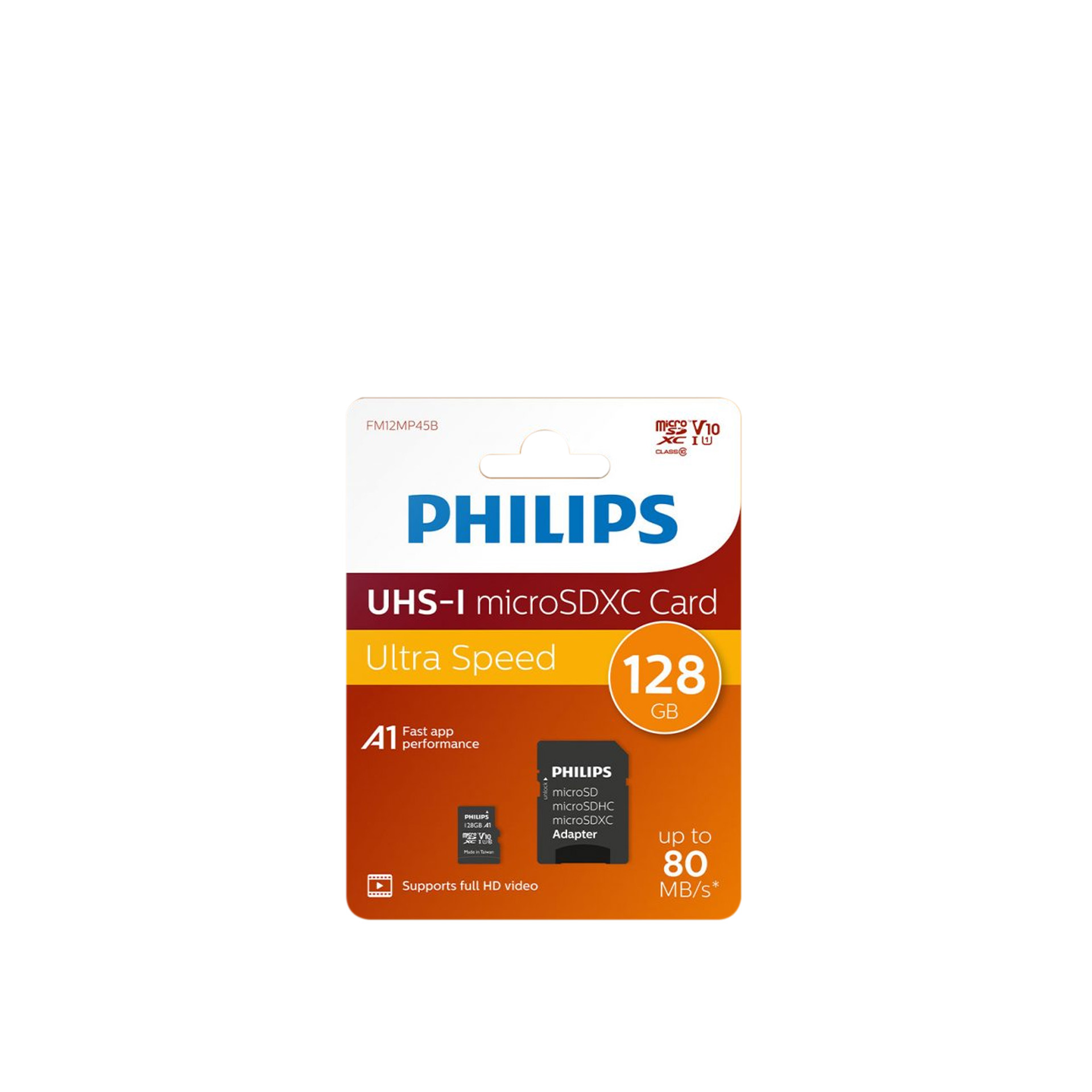 Cartão Micro Sd Philips 128gb + Adaptador