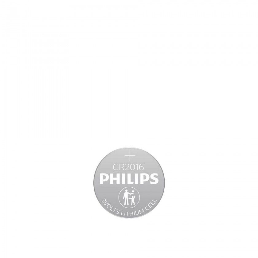 Pilha Lítio Philips CR2016 Pack 5 Pilha Lítio Philips CR2016 Pack 5