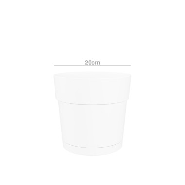 Vaso Capri Largo Com Reserva �gua