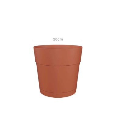 Vaso Capri Largo Com Reserva Água