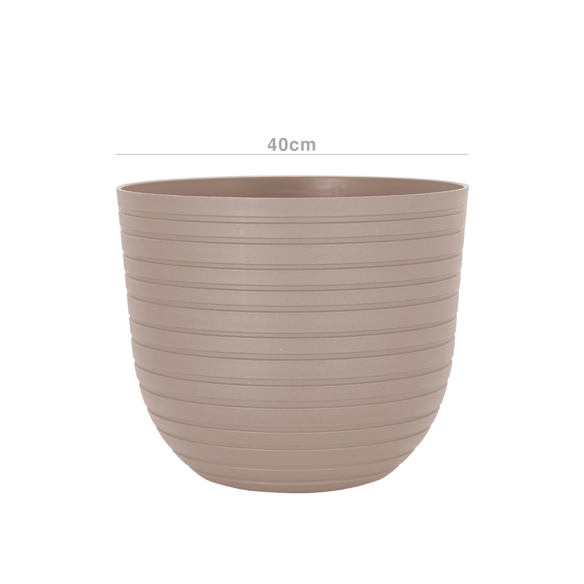 Vaso Havana Horizon Ø40X33.2cm 31L Betão