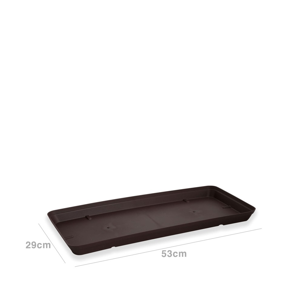 Prato Floreira Capri Xl Retangular 53.4X28X4cm Bronze