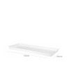 Prato Floreira Capri Xl Retangular 53.4X28X4cm Branco Prato Floreira Capri Xl Retangular 53.4X28X4cm Branco
