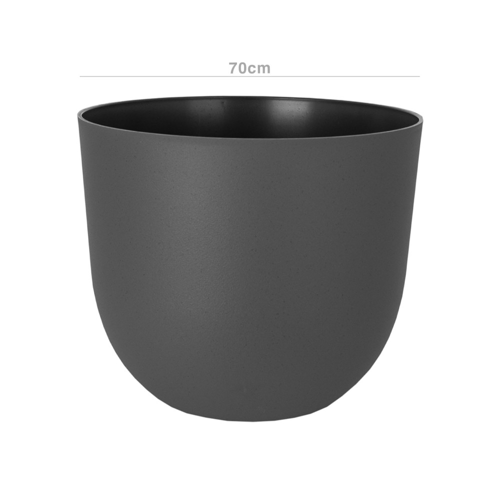 Vaso Havana Natural �70X58.1cm 174L Cinza Lama