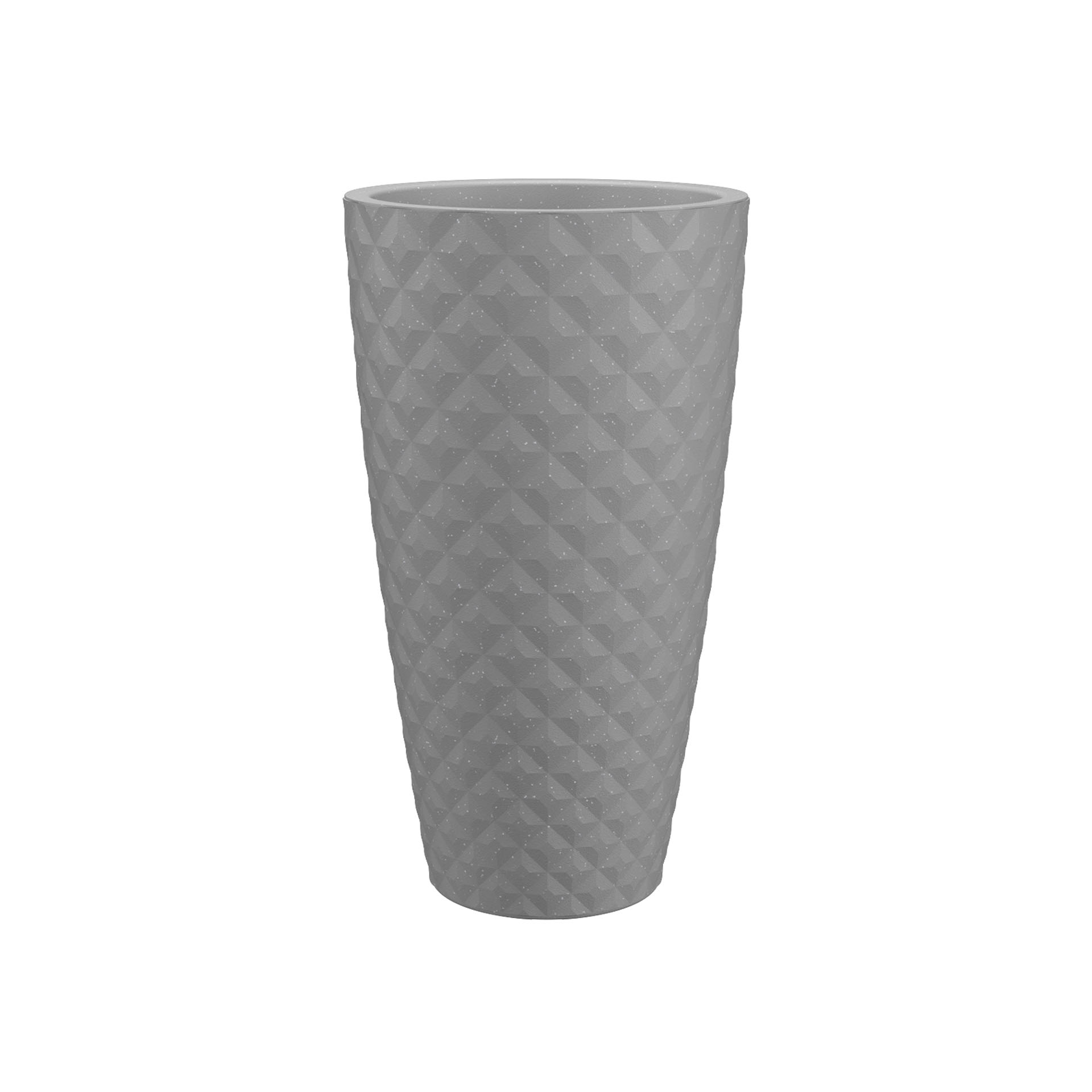 Vaso Havana Tropical Alto Ø40X70cm 56L Cinza Calcário