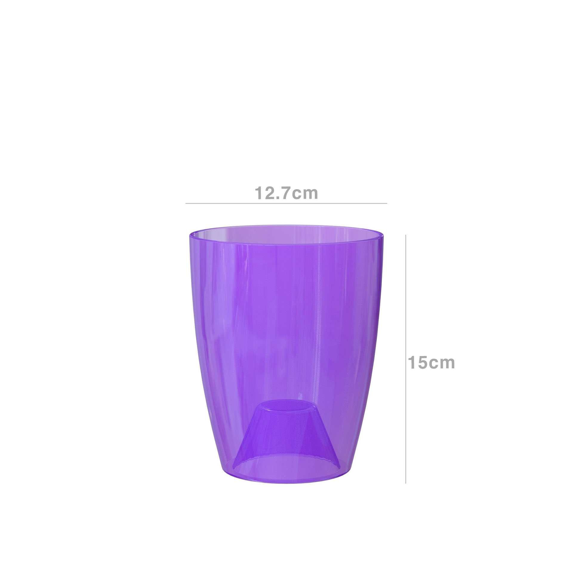 Vaso Fiji Orquídea Redondo