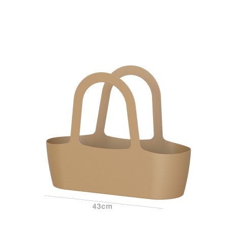 Floreira Bolsa Paris 43X16X34cm 7L Mostarda - Image product