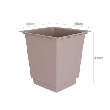 Interior Vaso Pisa 40X40X40cm 35L Areia