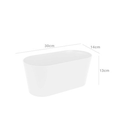 Floreira Porto 30X14.2X12.6cm 3.5L