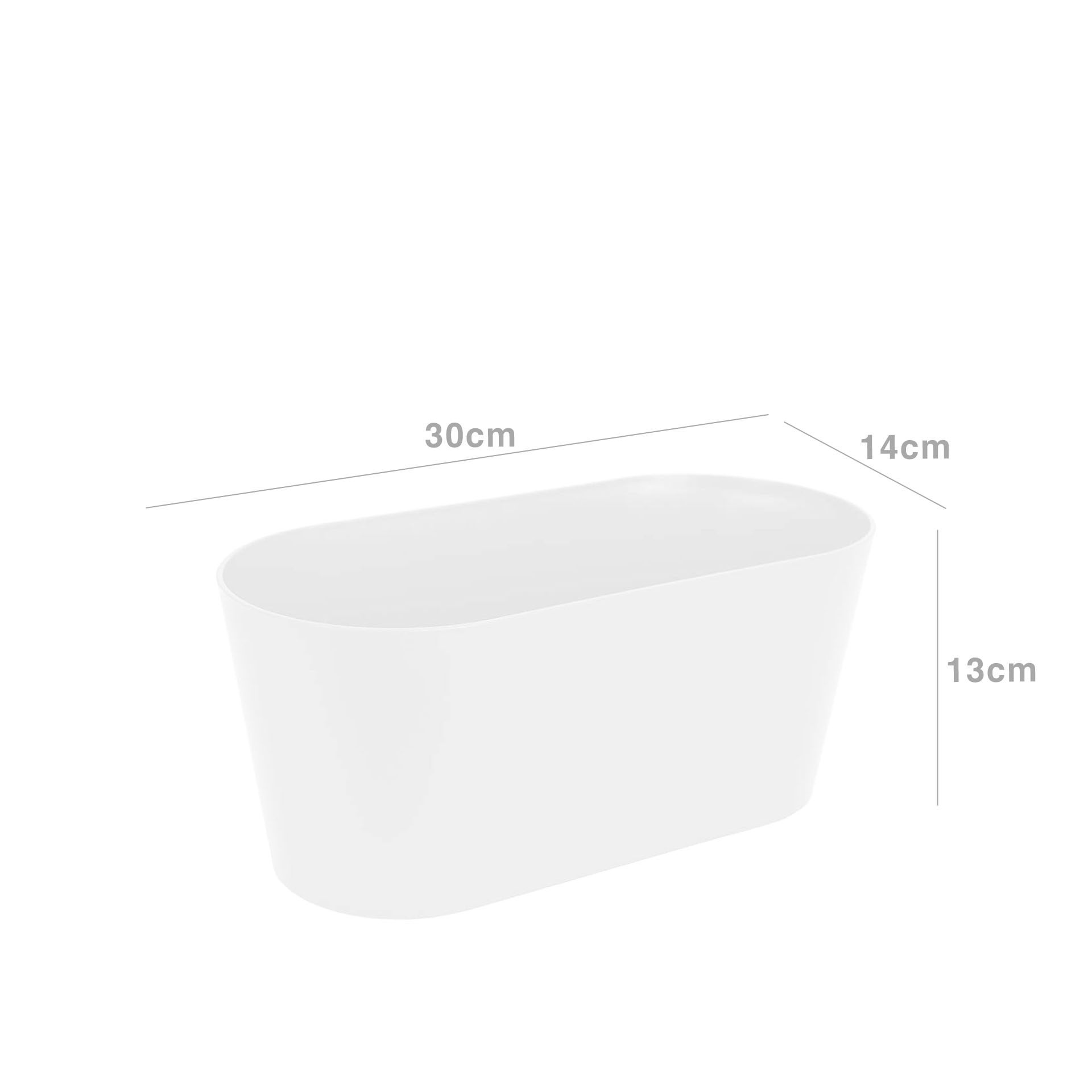 Floreira Porto 30X14.2X12.6cm 3.5L