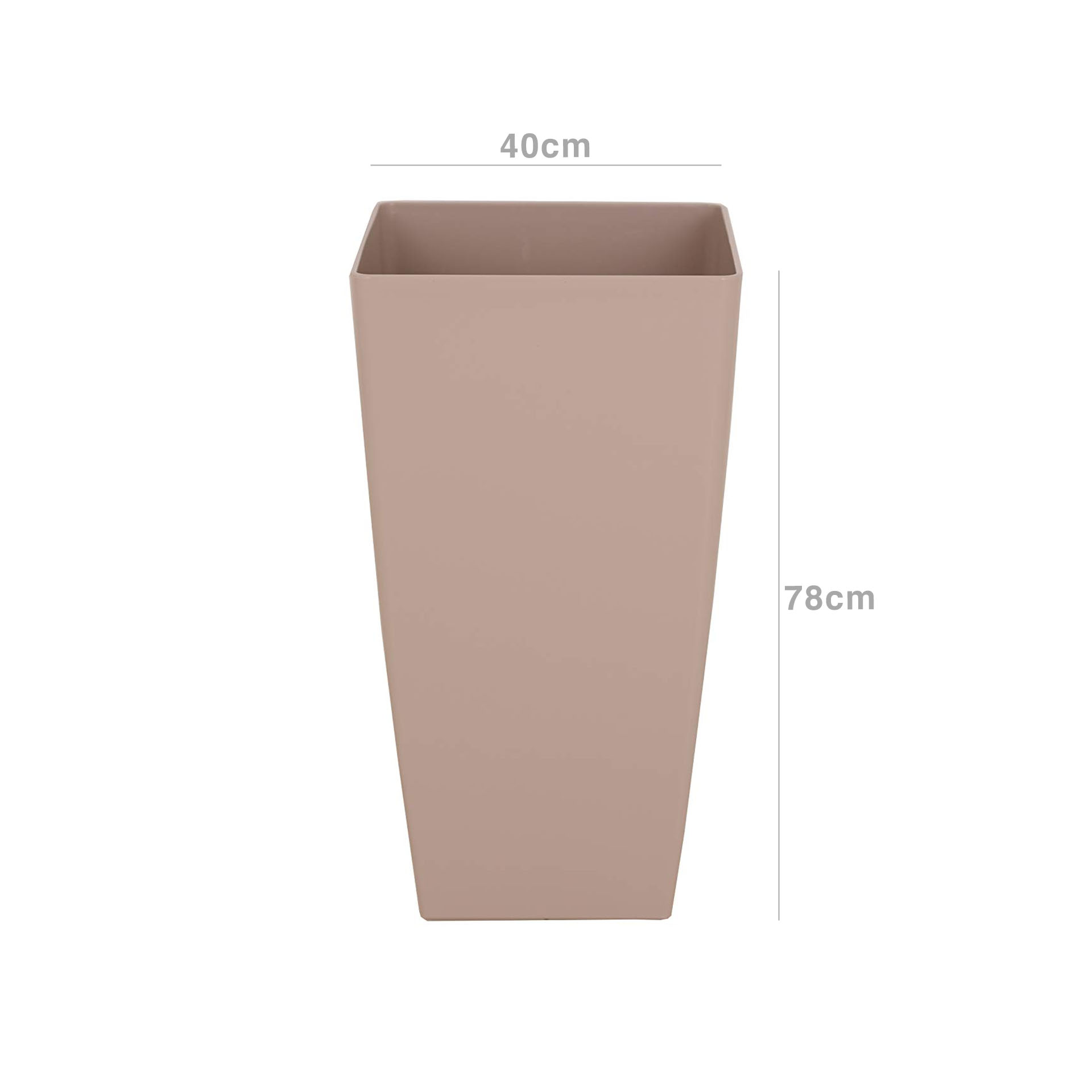 Vaso Pisa 40X40X78cm 90L Areia