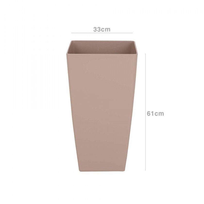 Vaso Pisa 33X33X61cm 45L Areia