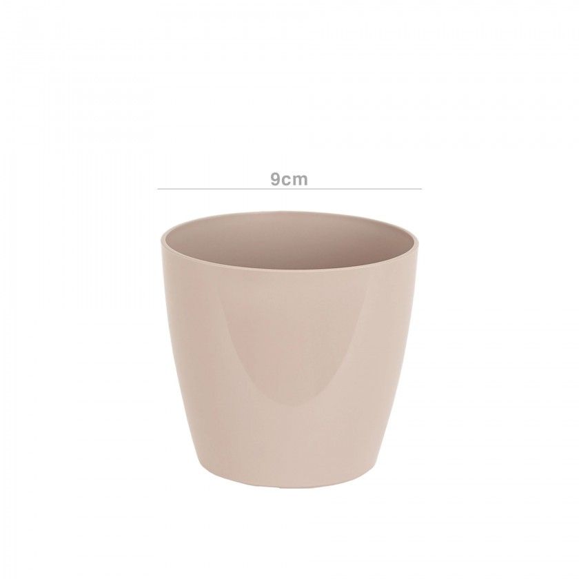 Vaso San Remo Ø9X7.5cm 0.4L Areia Vaso San Remo Ø9X7.5cm 0.4L Areia