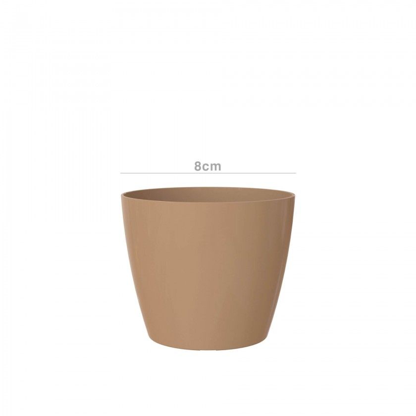Vaso San Remo Ø8X7.3cm 0.3L Bege Escuro Vaso San Remo Ø8X7.3cm 0.3L Bege Escuro
