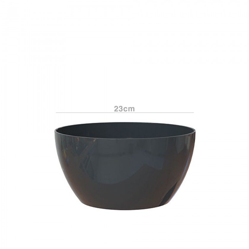 Floreira San Remo Ø23X11.5cm 4L Antracite Floreira San Remo Ø23X11.5cm 4L Antracite