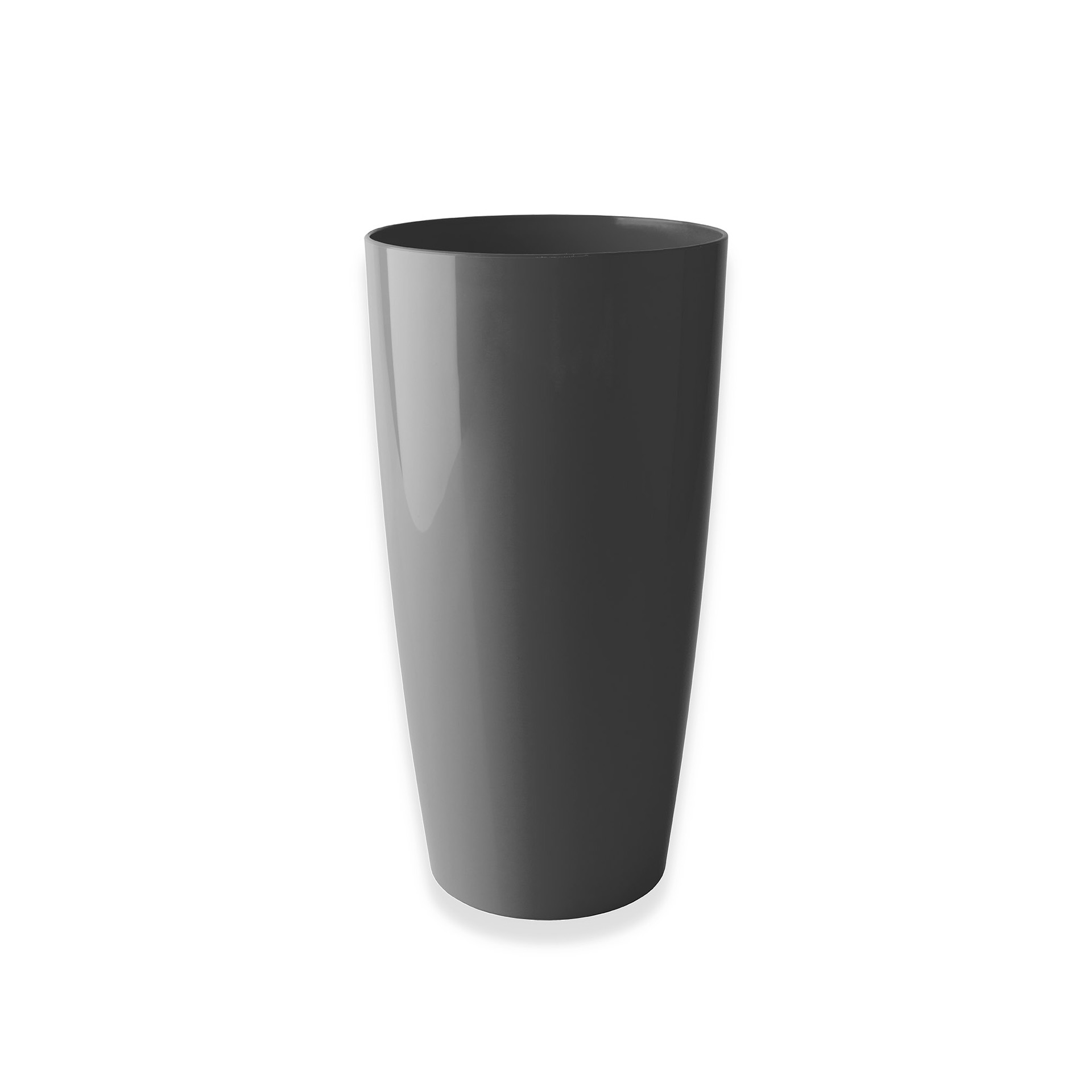 Vaso Santorini Com Interior Ø40X78cm 72L Cinza