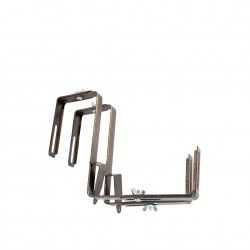 Suporte Fixao Varanda 24X21cm 10Kg Cinzento Martelado