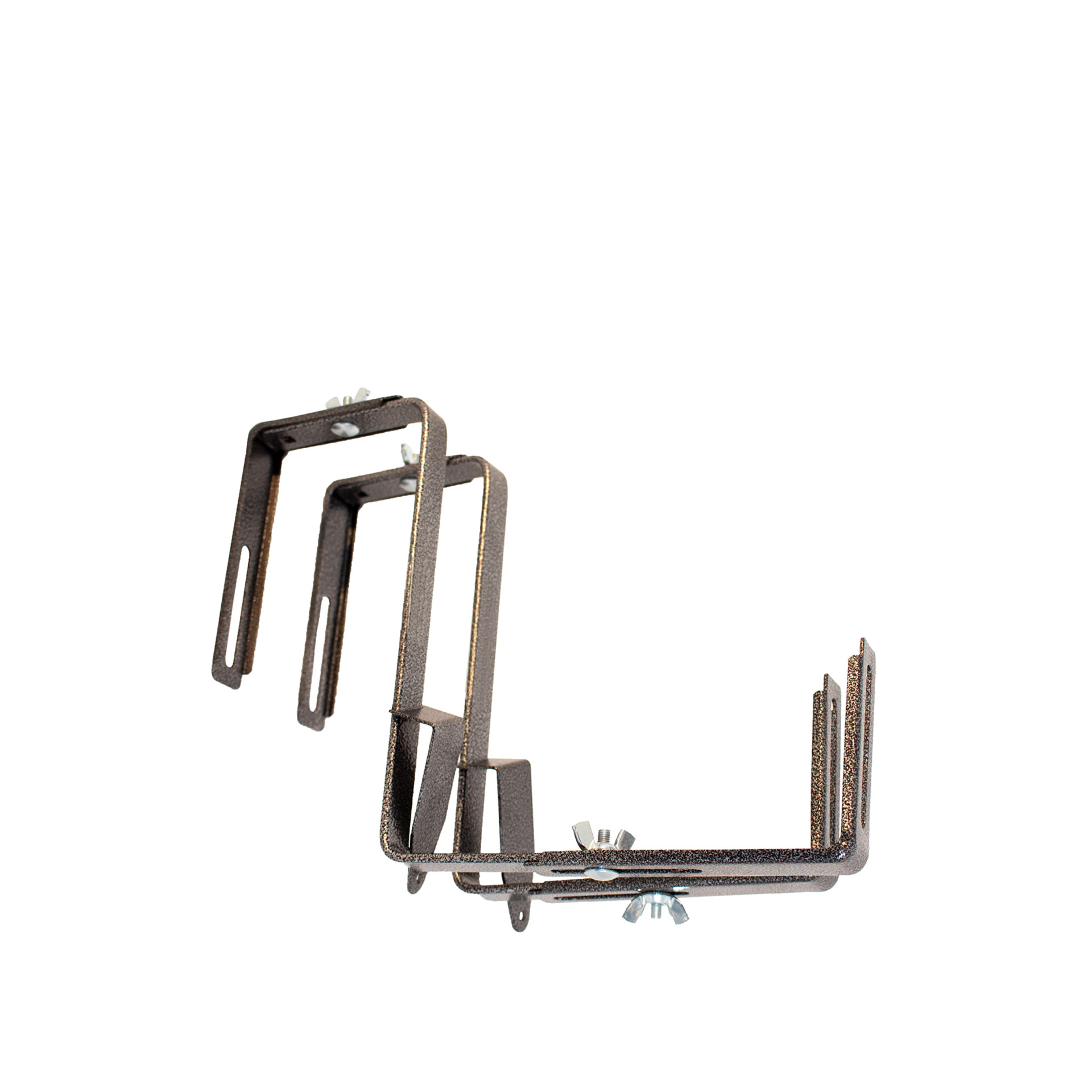 Suporte Fixação Varanda 24X21cm 10Kg Cinzento Martelado