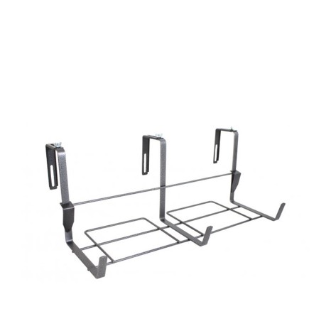 Suporte Varanda Ajustável 60X20X25cm 30Kg Cinzento Martelado - Image product