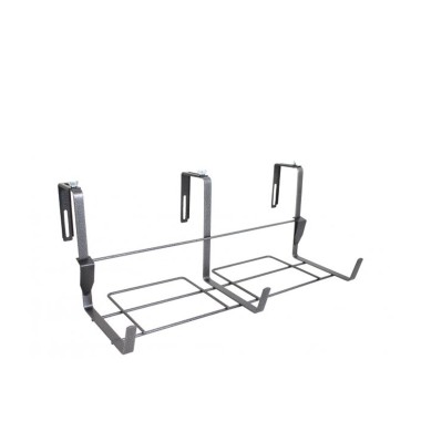 Suporte Varanda Ajustável 60X20X25cm 30Kg Cinzento Martelado