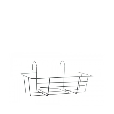 Suporte Varanda Cesto 47X22X22.5cm 15Kg Antracite