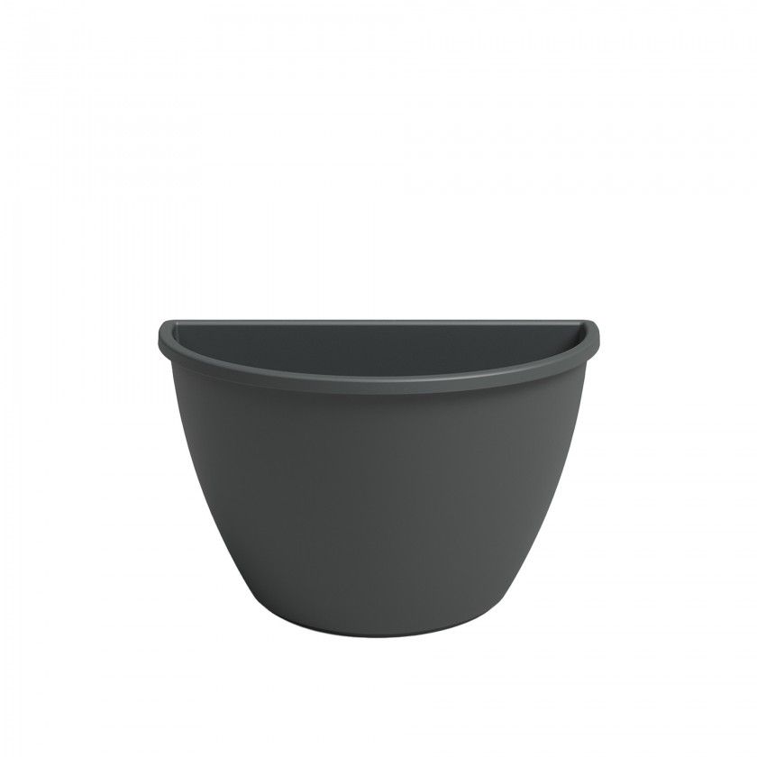 Vaso Algarve Parede 30.8X16.5X23.5cm 5.3L Antracite