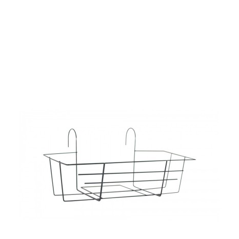 Suporte Varanda Cesto 47X22X22.5cm 15Kg Antracite - Image product