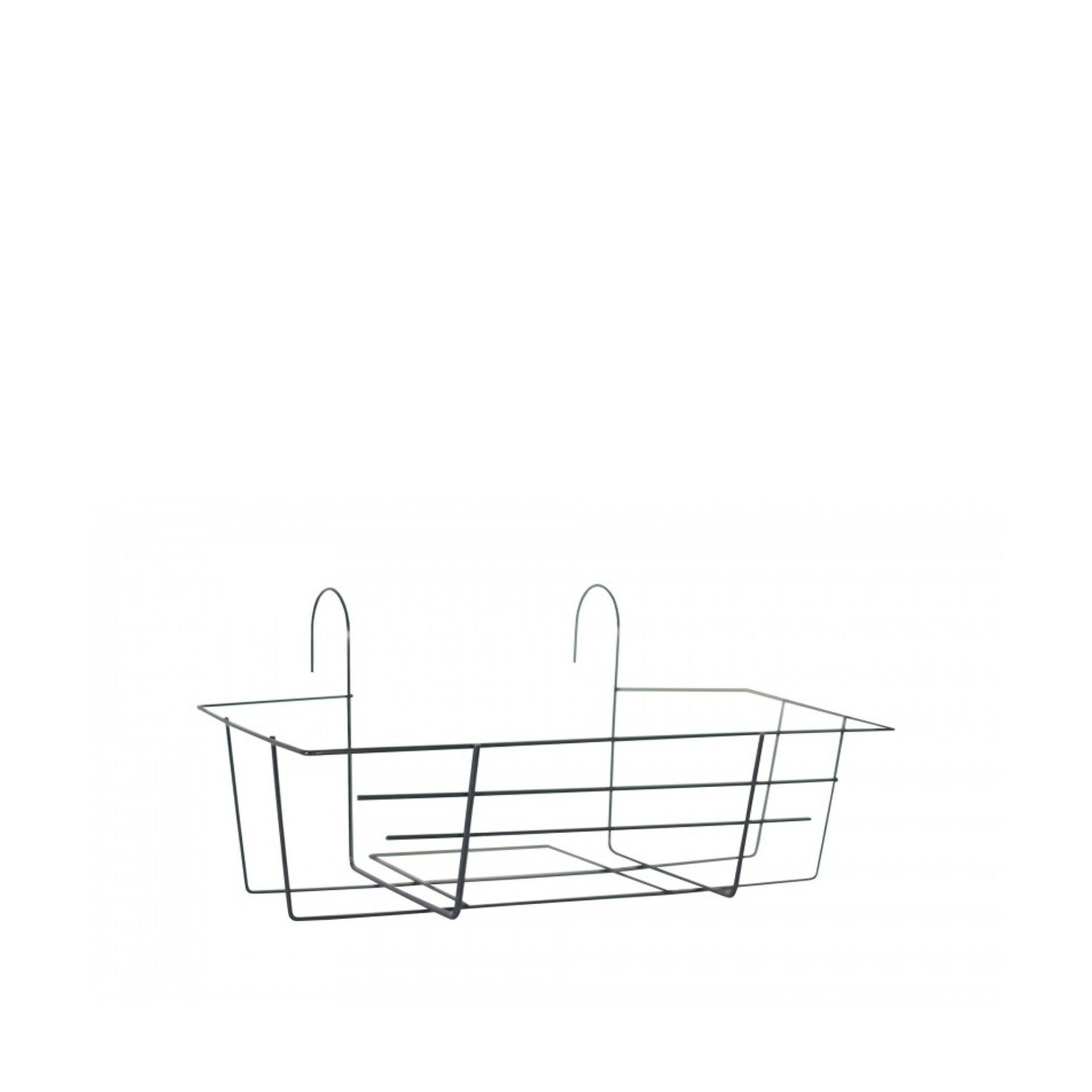 Suporte Varanda Cesto 47X22X22.5cm 15Kg Antracite