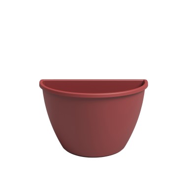 Vaso Algarve Parede 30.8X16.5X23.5cm 5.3L Vermelho Escuro