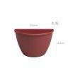 Vaso Algarve Parede 30.8X16.5X23.5cm 5.3L Vermelho Escuro