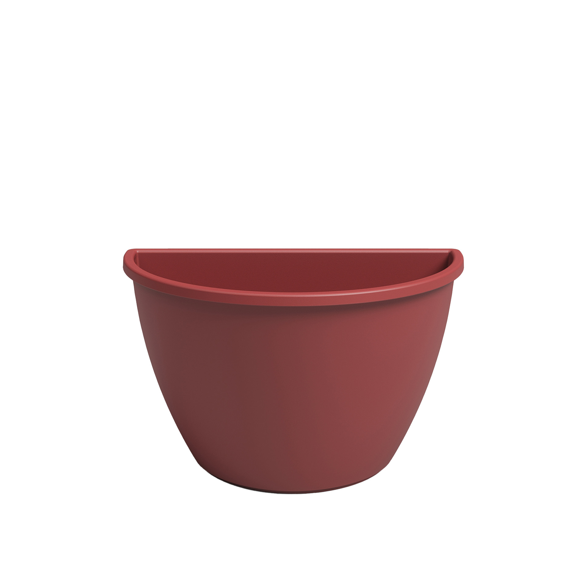 Vaso Algarve Parede 30.8X16.5X23.5cm 5.3L Vermelho Escuro