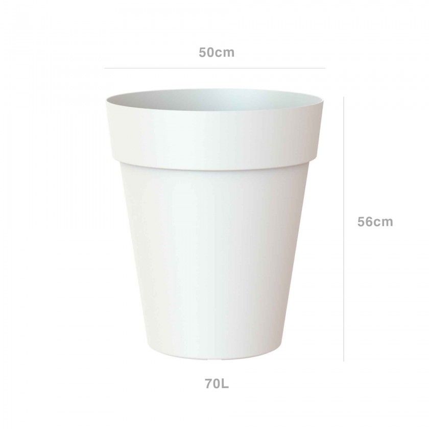 Vaso Capri Alto 50X56cm 70L Branco