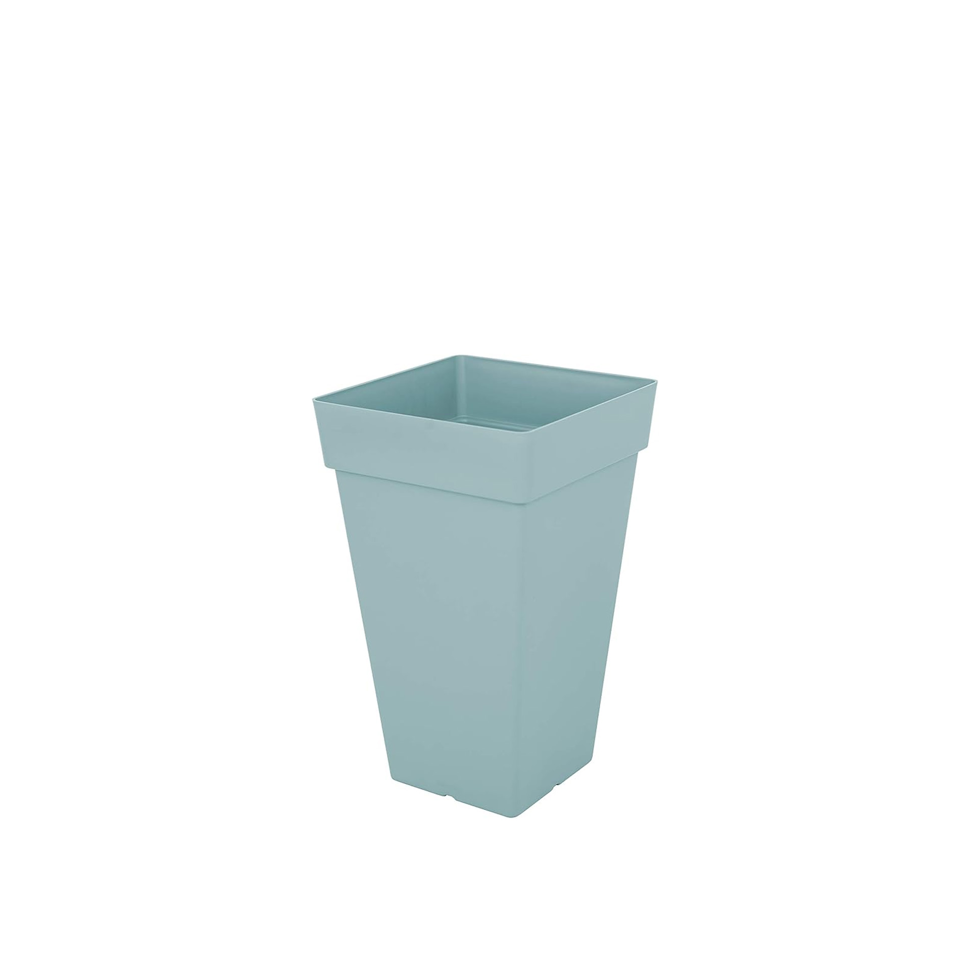 Vaso Capri Alto Quadrado 30L 30X30X49.5cm Verde Safari