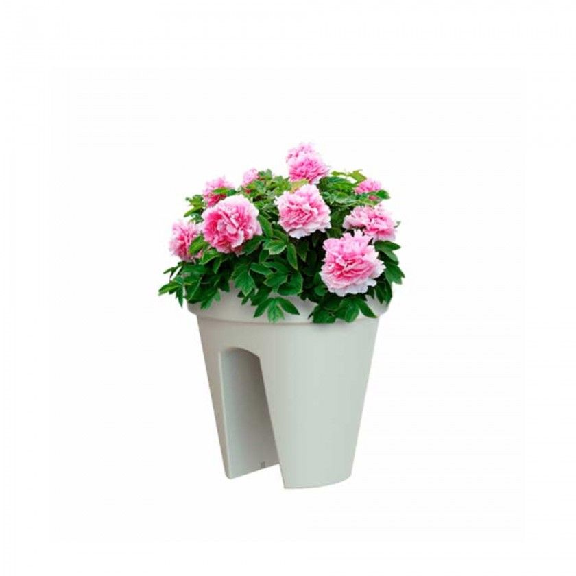 Vaso Capri Varanda 30X30cm 10L Branco