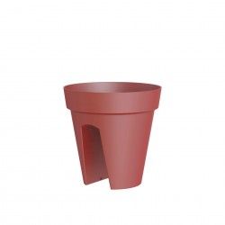 Vaso Capri Varanda 30X30cm 10L Vermelho Escuro