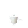 Vaso San Remo Mate �9X7.5cm 0.4L Branco