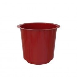 Interior Vaso Santorini 40X40cm 28L Vermelho Escuro
