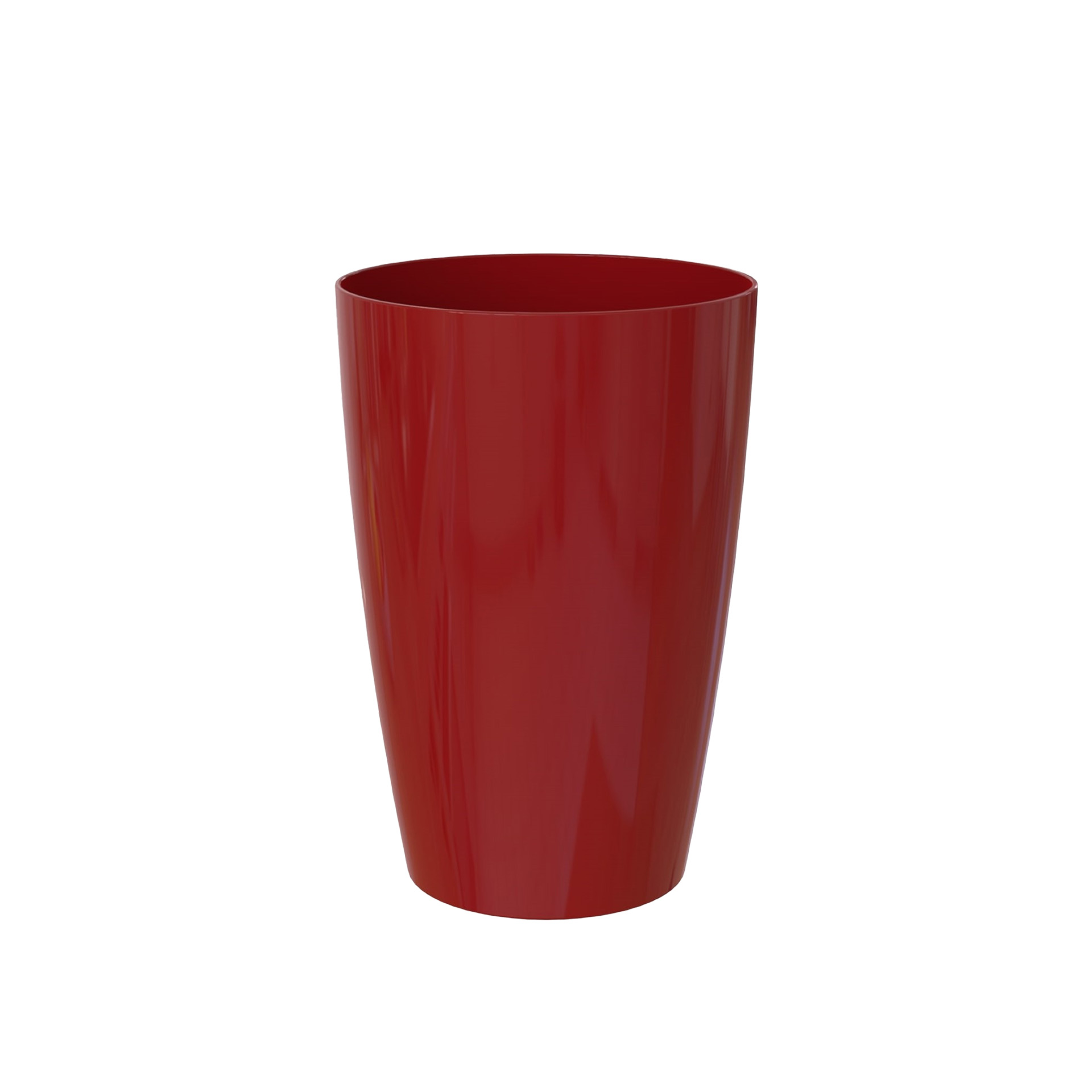 Vaso Santorini Ø33X65cm 43L Vermelho Escuro