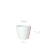 Vaso San Remo 12.5X11.5cm 1.1L Branco