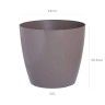 Vaso San Remo Com Rodas Ø42X39.5cm 42.3L Tortora Vaso San Remo Com Rodas Ø42X39.5cm 42.3L Tortora