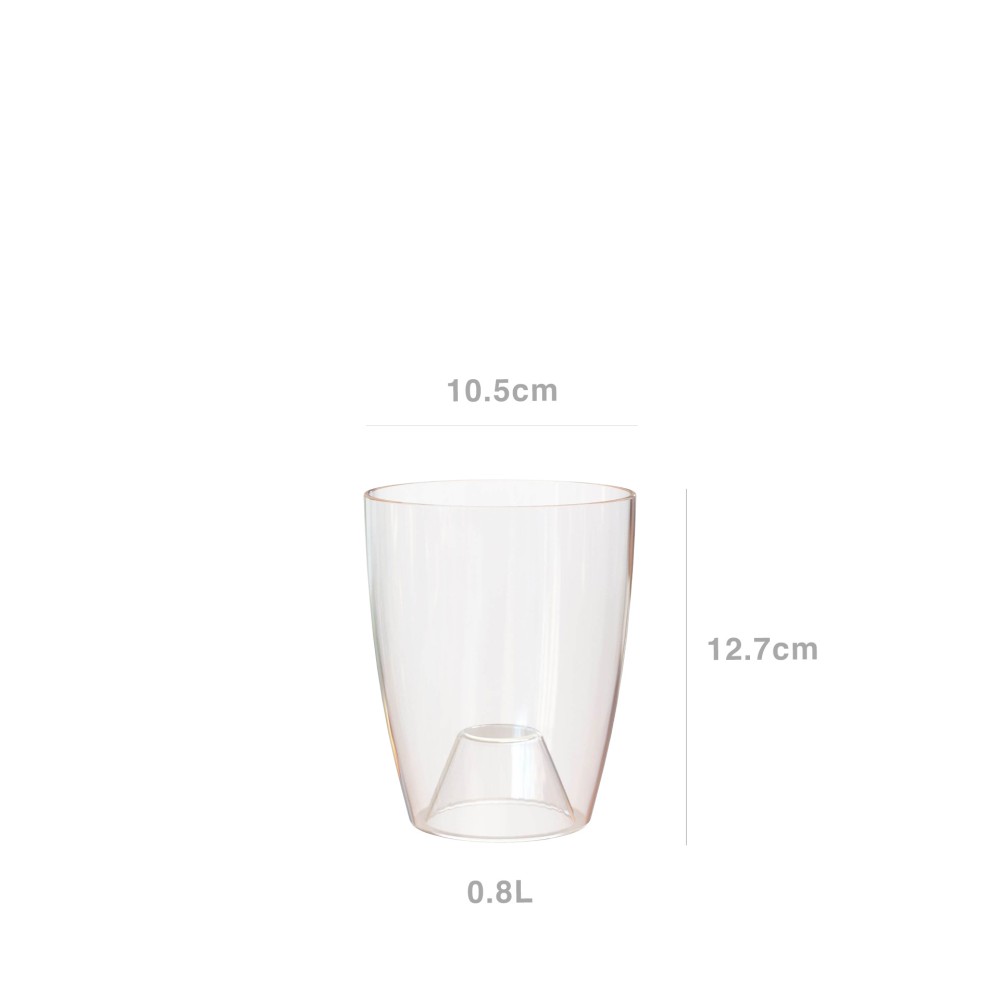 Vaso Fiji Orquídea Redondo