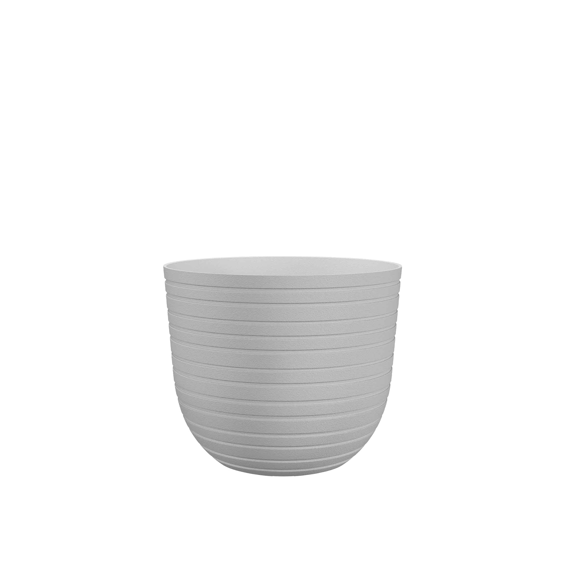 Vaso Havana Horizon Ø20X16.6cm 3.5L Branco Granito