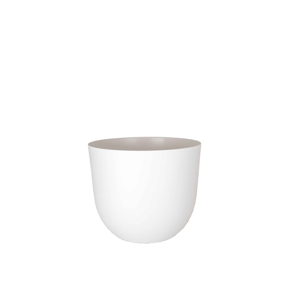 Vaso Havana Natural �20X16.6cm 3.5L Branco Granito